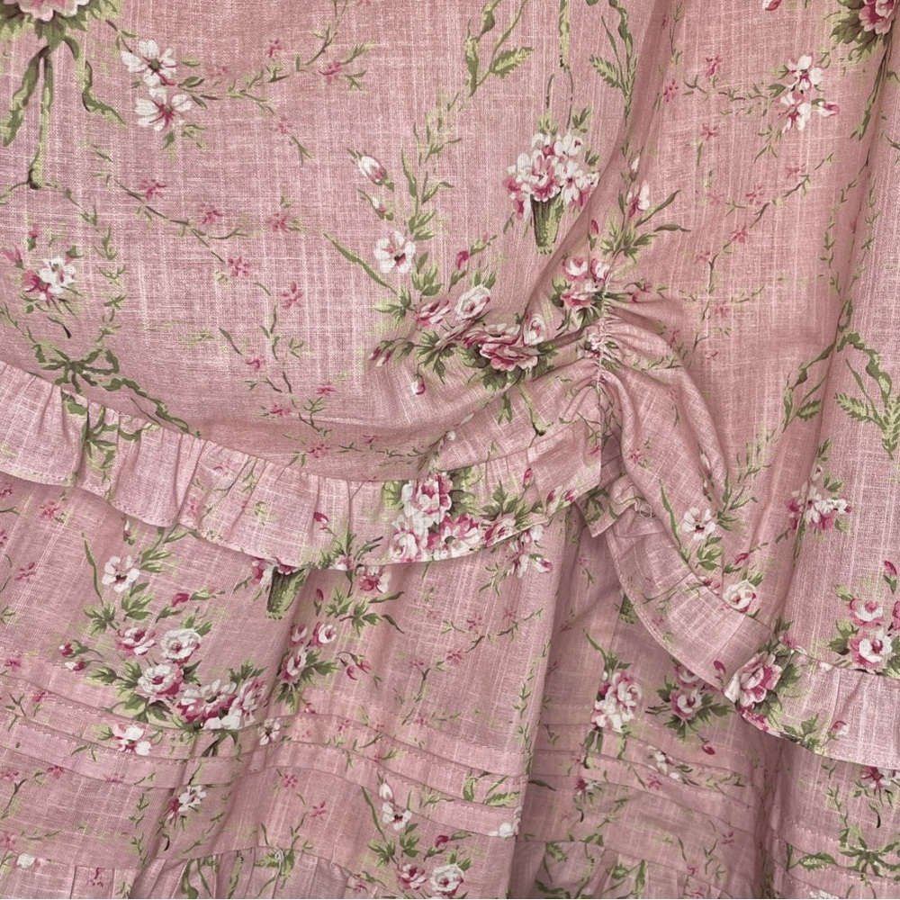 Lacemade Pink Floral Midi Dress - Picture 12 of 16